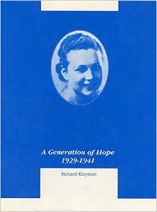 A Generation Of Hope: 1929-1941